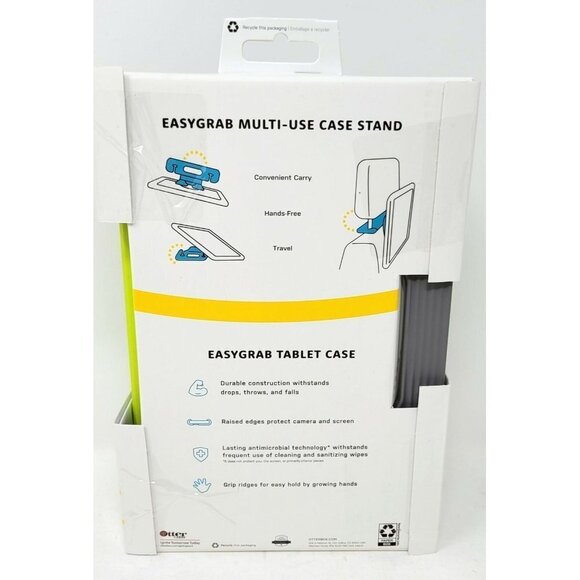 OtterBox iPad mini (5th gen) Kids Antimicrobial EasyGrab Tablet Case Yellow - Picture 3 of 5